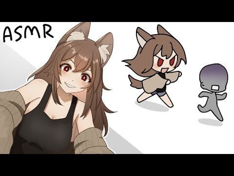 ASMR | 🌙 Wolf girl hunts you down and takes you home   mama voice 🐺   roleplay 2023 🎃