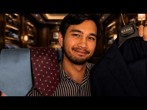 ASMR Suit Fitting | Let’s Find You the Perfect Suit 4K