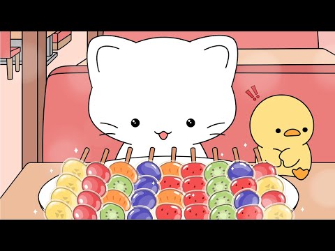 Tanghulu Mukbang | ASMR animation