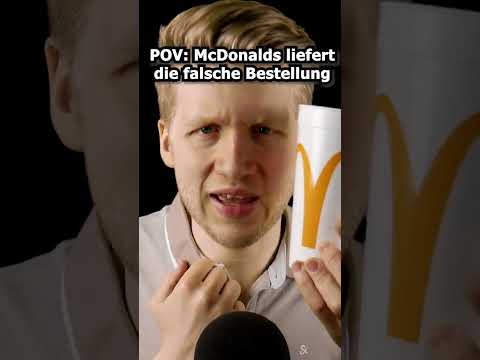 ASMR - POV: McDonalds liefert die falsche Bestellung! #shorts #asmr #roleplay #deutscheasmr