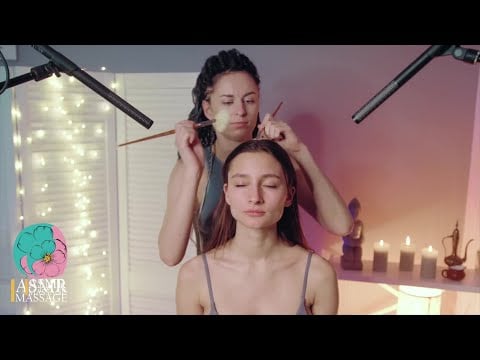 Peaceful ASMR Massage with Rolling Sounds