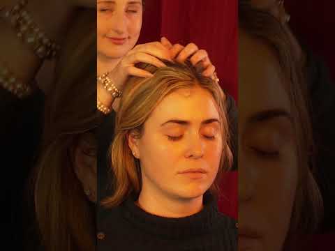 asmr scalp massage
