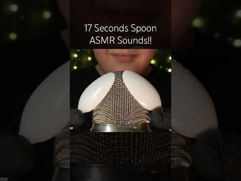 17 Seconds Spoon ASMR Sounds!! 🤍 #asmr