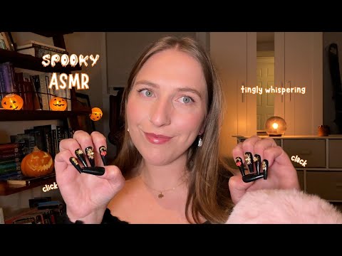 ASMR Tingly Nail Clacking + Clicky Trigger Words FALL EDITION 💅🍁🎃