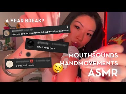 ASMR | AFTER A YEAR 😱 | mouth sounds | hand movements