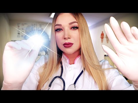 ASMR Relaxing Cranial Nerve Examination (Personal Attention, Detailed Light Test)