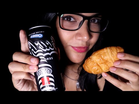 ASMR probando la nueva coca cola oreo | ASMR en Español