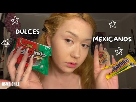 asmr probando dulces mexicanos🤍