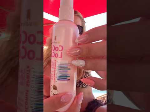 #grwm at the beach 🪸💗🇲🇻 #asmr