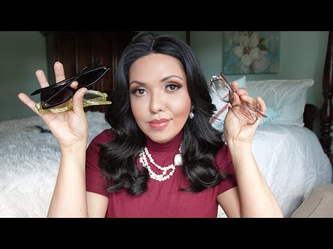 ASMR Minha Coleção de Oculos  e Historias da Infancia  #vozsuave 