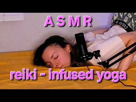 ASMR Reiki infused Yoga to manifest anything you desire  💫 ✨️ 12/12 Portal !