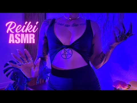 Reiki ASMR l finger fluttering l hand movements l hypnotic l no talking l relaxation l tingles