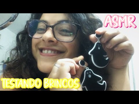 ASMR - Coleção de brincos (tapping+sussurros)