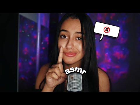 ASMR MAS SE EU DISSER UMA PALAVRA COM A LETRA “A” O VÍDEO ACABA!