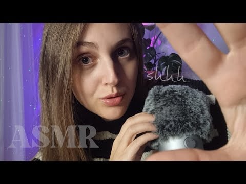 Soothing Hair Stroking ASMR with Gentle Whispers & Mouth Sounds