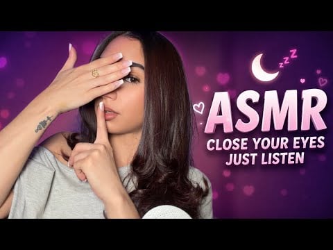 ASMR close your eyes & fall ASLEEP 💤✨