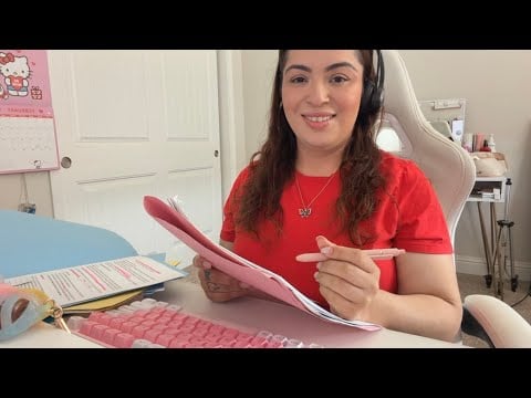 ASMR| Doctor Receptionist- Typing sounds, paper filling  & some writing sounds ✍🏼📂📄⌨️