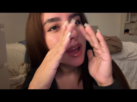 lofi asmr (camera touching, visual triggers, whispering, nail tapping)