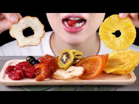 ASMR Jeonggwa | Traditional Korean Confection | Candied Fruits | Eating Sounds Mukbang