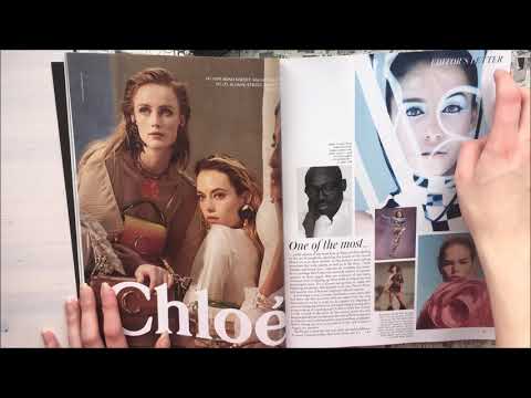 ASMR Flipping Through VOGUE April 2019