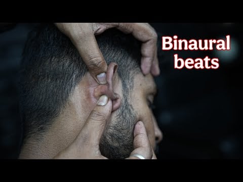 ASMR Ear & Head Massage: Binaural Beats for Deep Relaxation & Stress Relief | Scratching & Tapping