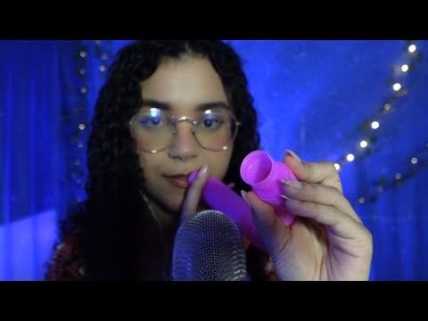 ASMR SÓ COM GATILHOS ROSAS