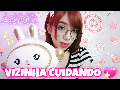 ASMR VIZINHA CUIDANDO DE VOCÊ | ROLEPLAY