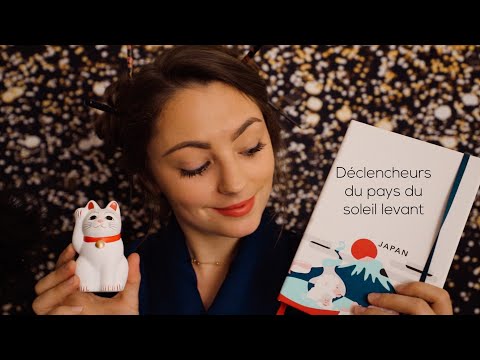 ASMR FRANCAIS ♡ MULTIDÉCLENCHEURS JAPONAIS (Tapping/ whisper) ♡