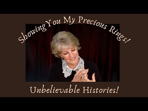 💍 Showing You My Precious Rings With Their Incredible Histories!  🏰