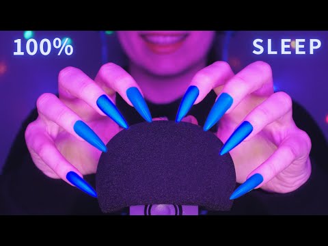 ASMR Mic Scratching - Brain Scratching with DIFFERENT MICS 🎤 Covers & Nails 💙 No Talking for Sleep