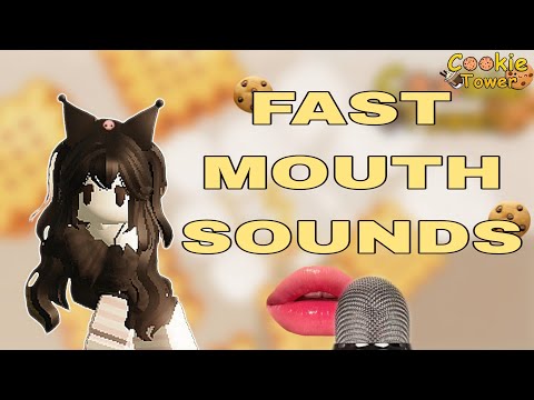 ASMR FAST MOUTH SOUNDS 👄👅 | ROBLOX GAMEPLAY  ♡