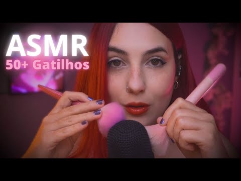 ASMR +50 gatilhos para quem se distrai rápido!