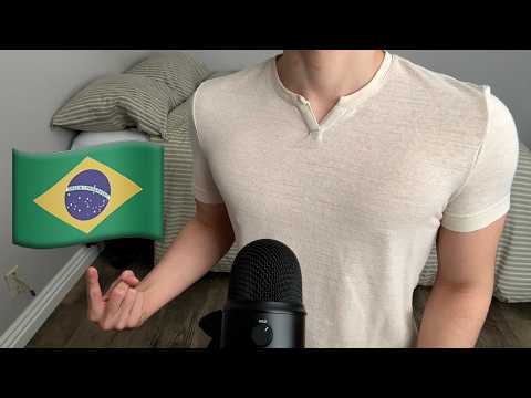 ASMR | Practice Portuguese with me on Duolingo (ASMR em Português)