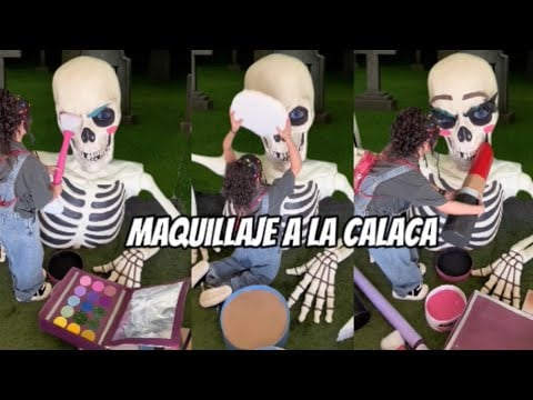 La duendecilla se encontró con la calaca 🥹💕 #asmr #relax #dormir  #makeupasmr #asmrparadormir #humor