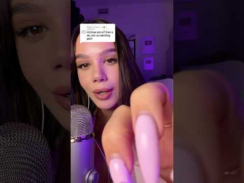 ASMR with mic scratching sounds only 💤 triggers for sleep and relaxation 😴 #asmr #asmrvideo