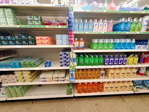 Dollar Tree Soap Shelf Organization 11-22-2021