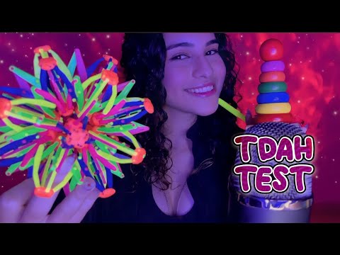 ASMR | TDAH TEST - testando o seu foco e concentração ⏳