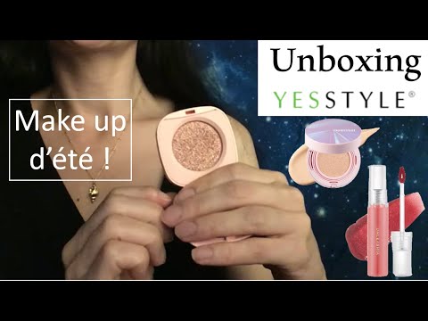 ASMR * Unbooxing YesStyle * Make up pour l' été