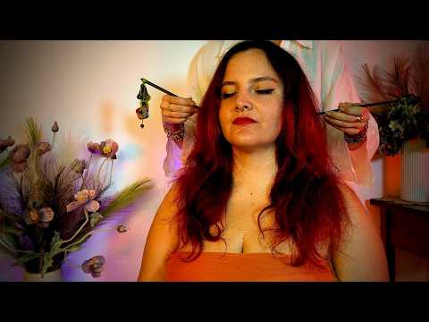 ASMR Pulizia ENERGETICA | Coccole ai Capelli LIGHT TOUCH su persona reale  con Onde THETA binaurali