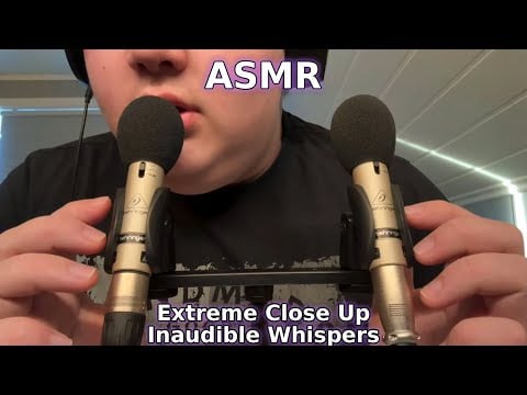 ASMR Extremely Close Up Inaudible Whispers