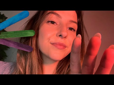 ASMR Peripheral Triggers 🎏 (fast to slow, hand movements) ￼