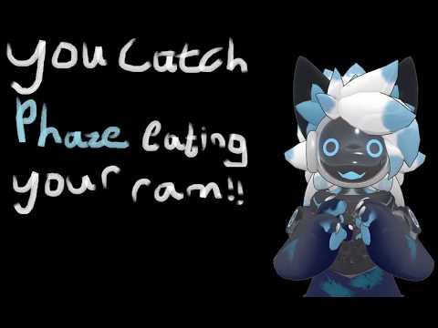 [Furry ASMR] You catch Phaze eating your ram [eating] [kisses,earlicks] [assorted sounds]