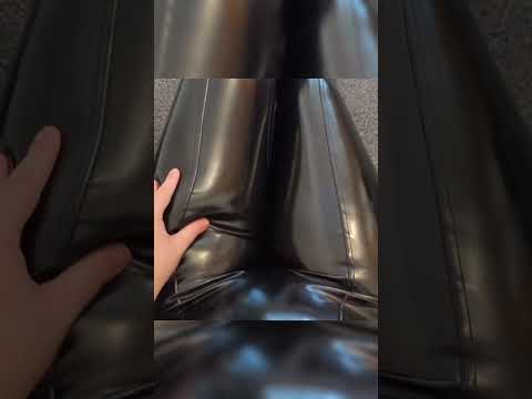 ASMR Leather Leggings #leatherleggings #spanx #leggings #youtubeasmr #asmr #asmrariel #rubbing #tap