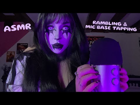 Mic Base Tapping & Rambling ASMR | Mic Scratching, Whispering