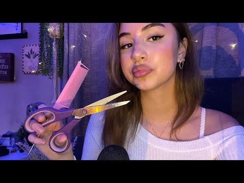 ASMR | cutting your hair 💈🤍