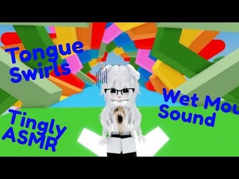 Roblox ASMR ~ Tongue swirling 👅🌀