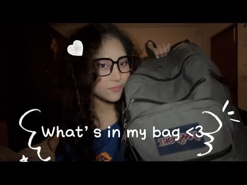 What’s in my bag travel essentials! | ASMR ʕ•ᴥ•ʔ