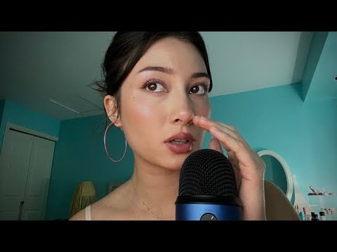 ASMR whispering tongue twisters (repetition, hand movements, whispering)