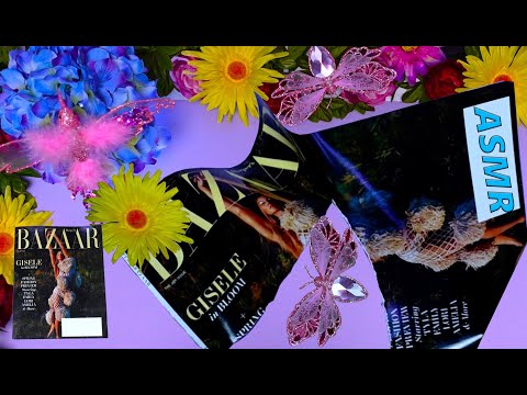 ASMR | Tearing/Ripping Magazine and Crumpling/Crinkling | Page Turning | Paper Sounds | No Talking