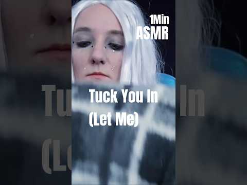 (1Min) TUCK You In (Let Me) #asmr #relax #eartoear #whispering #fabricsounds #4k #binaural #60fps